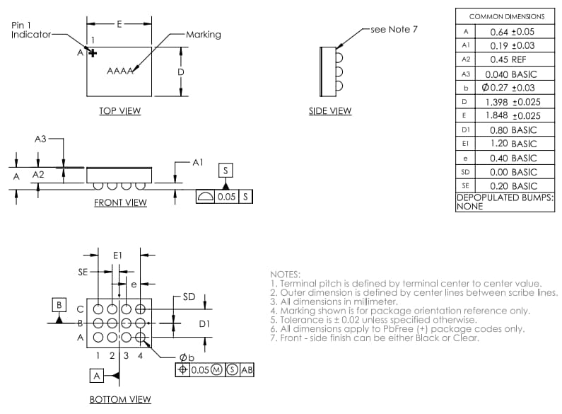 Technische Zeichnung - Analog Devices / Maxim Integrated MAX77503 Abwärtswandler